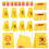 1 Set Trafikskyltar Leksaker För Barn Gatuskyltar Trafikhinder 3
