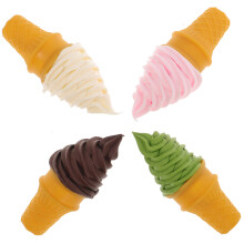 4Stk Simulierte Eiscreme Modelle Für Kinder Spielzeug Und Fotografie