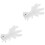 2Pcs Simulation Fox Modell Hantverk Skrivbordsdekoration 5