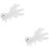 2Pcs Simulation Fox Modell Hantverk Skrivbordsdekoration 8