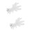 2Pcs Simulation Fox Modell Hantverk Skrivbordsdekoration 9