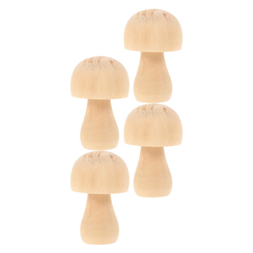 16 Delar Träinredningar DIY Ornament Barnmålade Leksaker