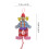 8St String Puppets Clown Marionetter I För Barn Lekar 11