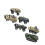 6Pcs Militärfordon Leksaker Av Legering För Barn 8