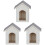 3 Stuks Mini Huis Model Decoratief Dolly Huis 2