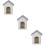 3 Stuks Mini Huis Model Decoratief Dolly Huis 9