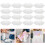 30 Stuks Pop Tutu Delicate Sinaasappop Jurk Compact Decor 10