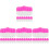 80St Pretend Play Kit Roze Kinder Speelset Realistisch 4