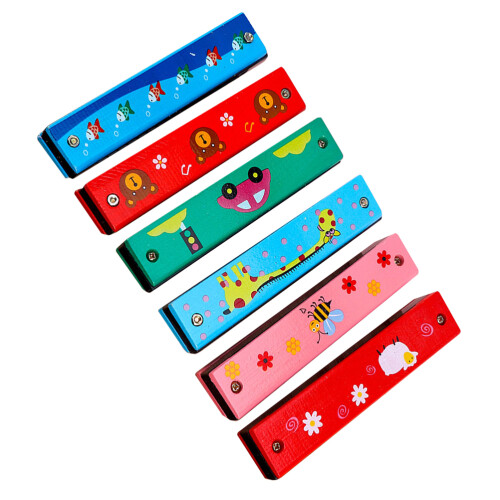 6 Stuks Harmonica Voor Kinderen Creatief Muzikaal Speelgoed