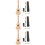 3 Sets DIY Ukulele Bausatz Holzukulele Musikinstrument Graffiti 10