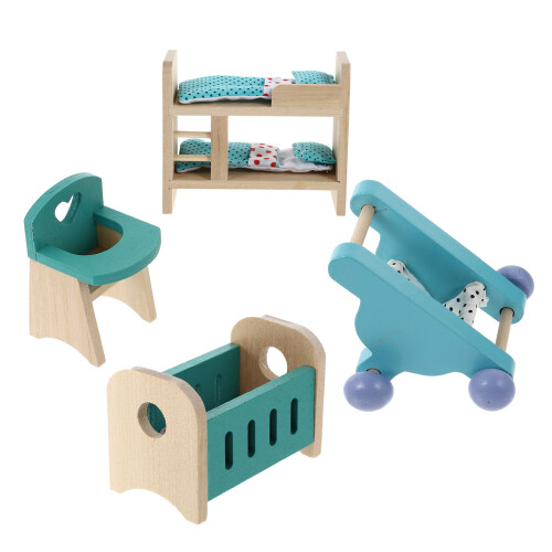 3 Sets Kinder Mini Spielzeug Mit Möbeln 2