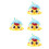 4 Sets Kids Diy Easter Chicks Bonnet Material Kit Handmade Craft 10