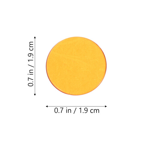 120 Pièces 19 Mm Compteurs Transparent En Plastique Pour 1
