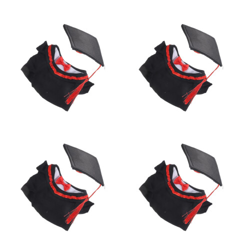 4 Sets Afgestudeerde Stijl Pop Kleding Hoed Accessoires 2