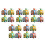 20 Pièces Jouets Enfants À Remonter Portable Mixte 9