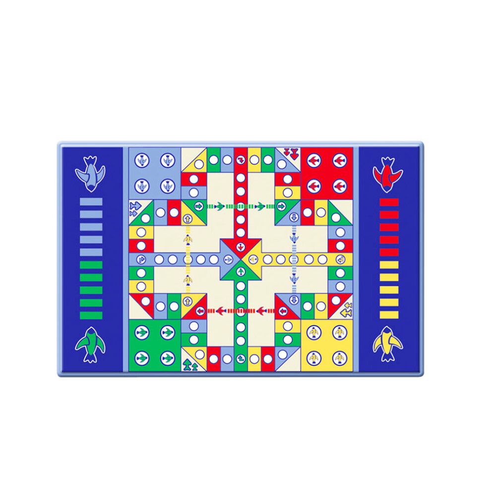 Solustre Set Baby Crawl Pad Flying Chess Carpet Aeroplane Chess Rug