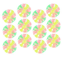 24Stk Haftbälle Kinder Kreatives Saugnapf Spielzeug PVC