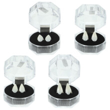 4 Pairs Custom Fangs Cosplay Teeth Dentures Halloween Props