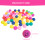 60Pcs Seamless Plastic Number Balls For And Games 3