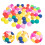 60Pcs Seamless Plastic Number Balls For And Games 7
