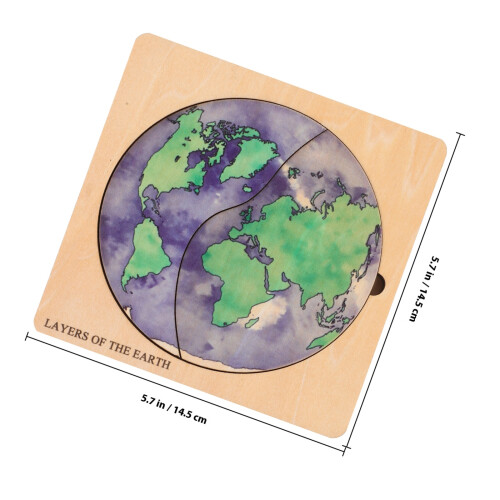 1 Set Aardstructuur 3D Aardglobus Kinderen Geografie Speelgoed 1