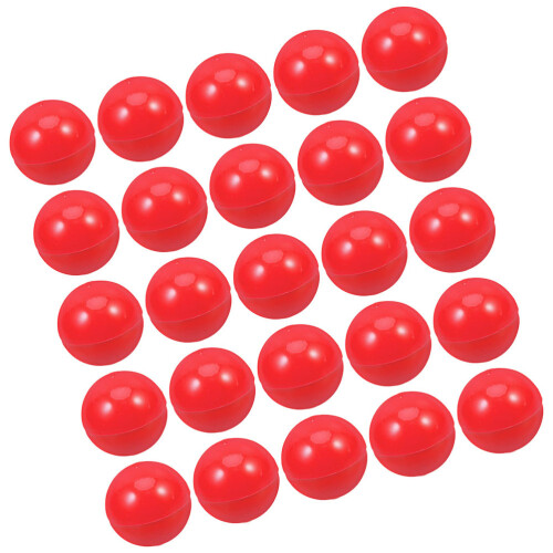 25Pcs Openable Plastic Raffle Balls Sphere Game Table Tennis Balls