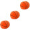 3 Sonaglio Peluche A Forma Pallone Da Basket Per 5
