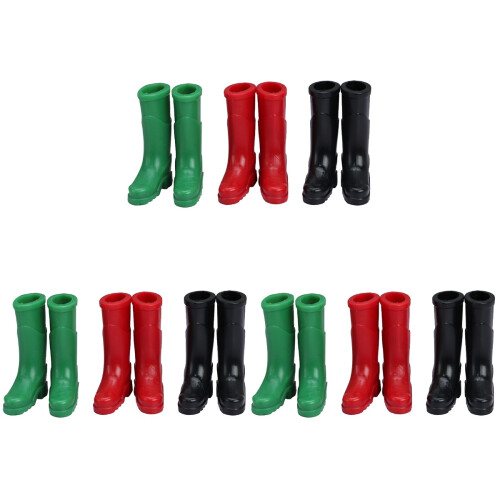 9 Pares De Accesorios Miniatura Para Botas Sencillos 1