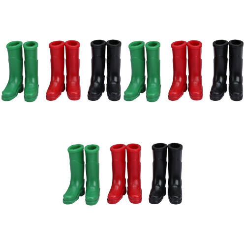 9 Pares De Accesorios Miniatura Para Botas Sencillos 2
