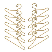 10 Stuks Poppenhuis Kledinghangers Mini Hangers Organisator