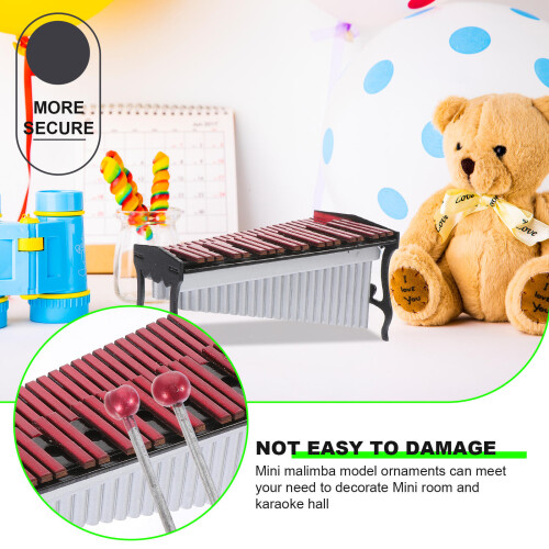 1Set Mini Marimba Model Realistisch Huisdecor En Cadeau 2