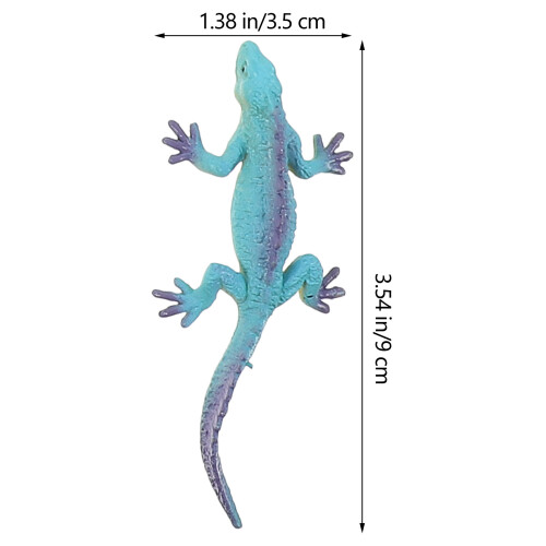 18 Pcs Fake Realistic Lagartos Plástico Animal 1