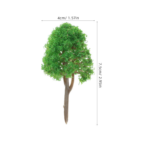 20pcs 1:150 Model Trees Train Scenery Landscape N Scale (Green) 1
