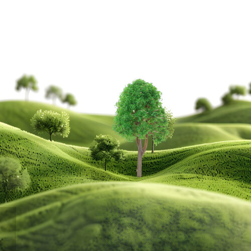20pcs 1:150 Model Trees Train Scenery Landscape N Scale (Green) 2