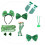 6 Pcs Chic St. Patrick's Day Kostymaccessoarer Set 7
