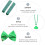 6 Pcs Chic St. Patrick's Day Kostymaccessoarer Set 10