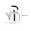 1Pc Whistle Teakettle Large Capacity Water Boiling Kettle Silver 2