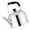 1Pc Whistle Teakettle Large Capacity Water Boiling Kettle Silver 4