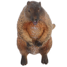 Standing Groundhog Model Kids Cognition Toy Realistic Desktop Decor