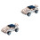 2Pcs Handgjord Solenergidriven Bygglek För Barn 7