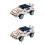 2Pcs Handgjord Solenergidriven Bygglek För Barn 5