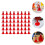 60Pcs Cones De Tráfego Brinquedos Simulado Barreiras 3