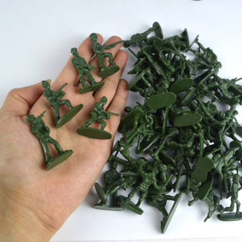 300 Pcs Soldado Militar Plástico Brinquedo Infantil 2