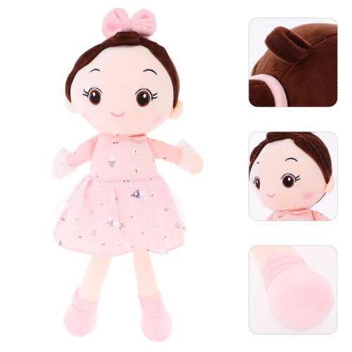 Plush Bebisdocka Flickleksak Fint Plushdjur 1