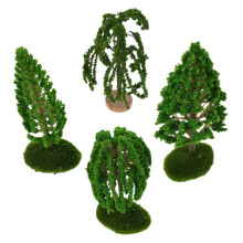 4 Stuks Diorama Model : Miniature Valse Met Gemengde