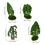4 Stuks Diorama Model : Miniature Valse Met Gemengde 3
