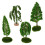 4 Stuks Diorama Model : Miniature Valse Met Gemengde 8