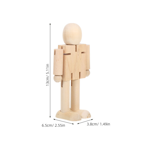 4Pcs Robô De Com Juntas Móveis – Kit Pintura DIY Para Crianças 1