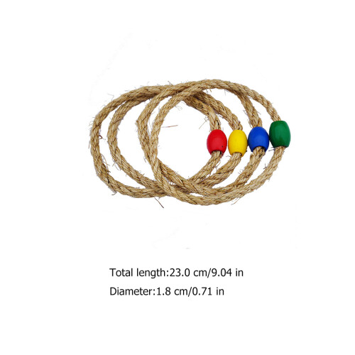 7 Set Barn Ringkastningsspel Färgglada Kastringar 1