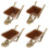 4Pcs Mini Carro De Mão Miniatura Decoração Micro Paisagem 10